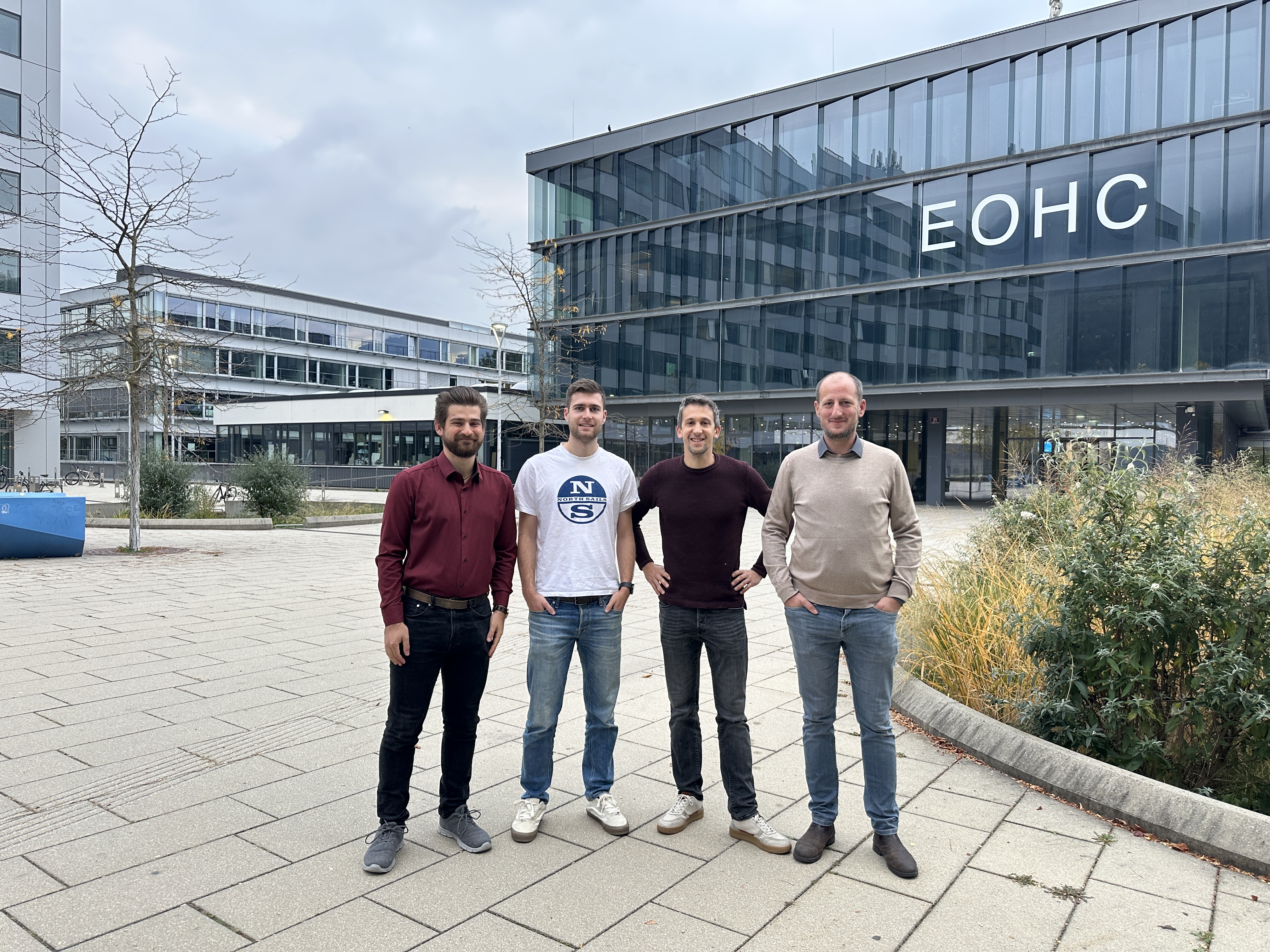 UIBK und Kufgem forschen an KI-Lösungen. Teamfoto.