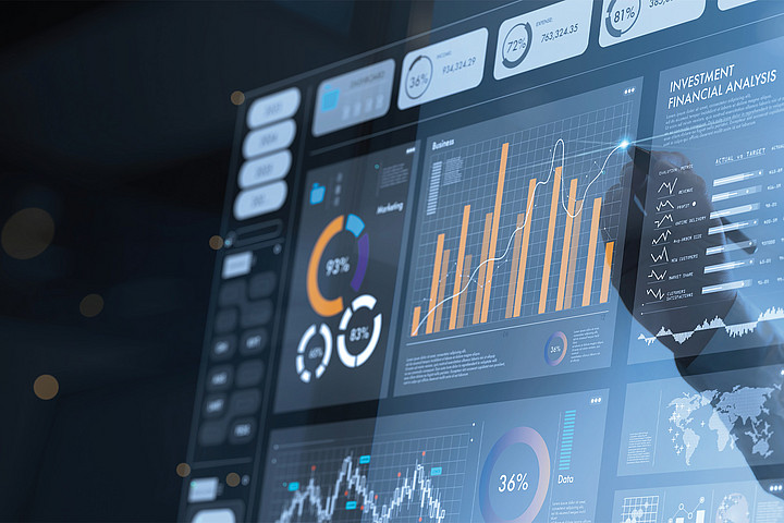 Digitale Sicherheit im Hintergrund