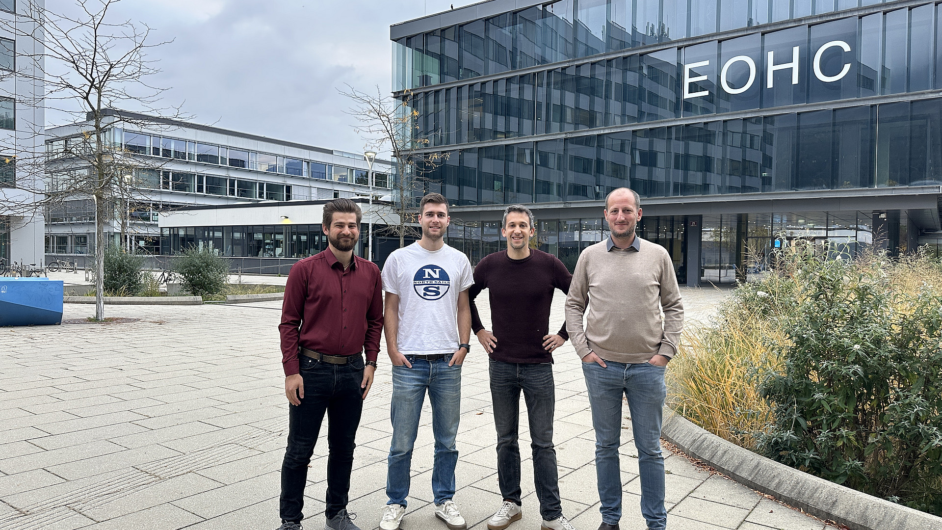 UIBK und Kufgem forschen an KI-Lösungen. Teamfoto.