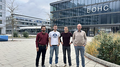 UIBK und Kufgem forschen an KI-Lösungen. Teamfoto.